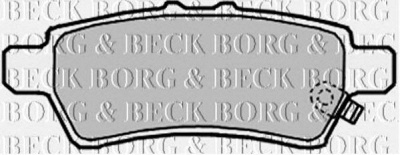 BORG & BECK bbp2006 -  Комплект тормозных колодок, дисковый тормоз